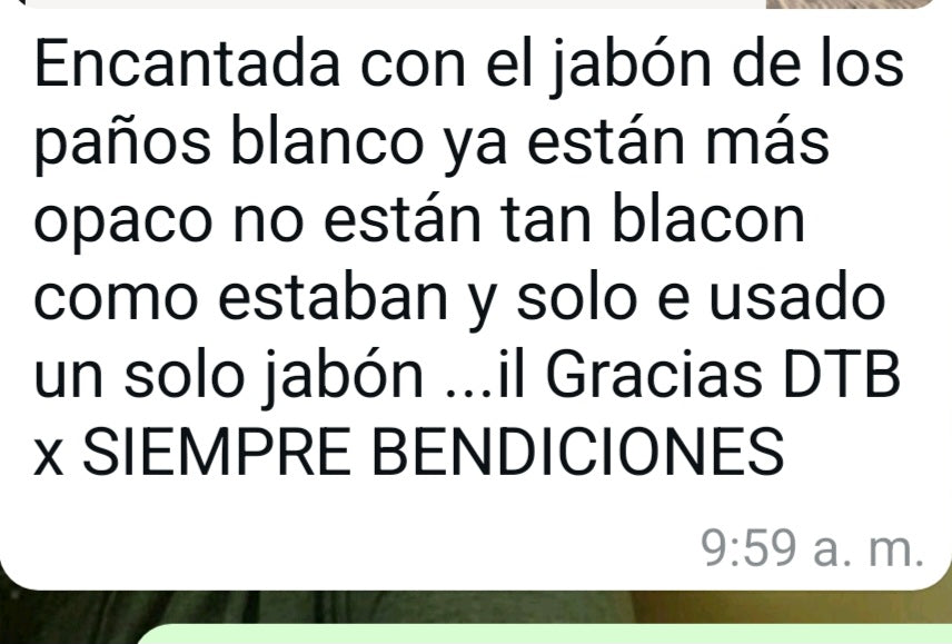 Jabon de Pachuli para paños blancos 6oz