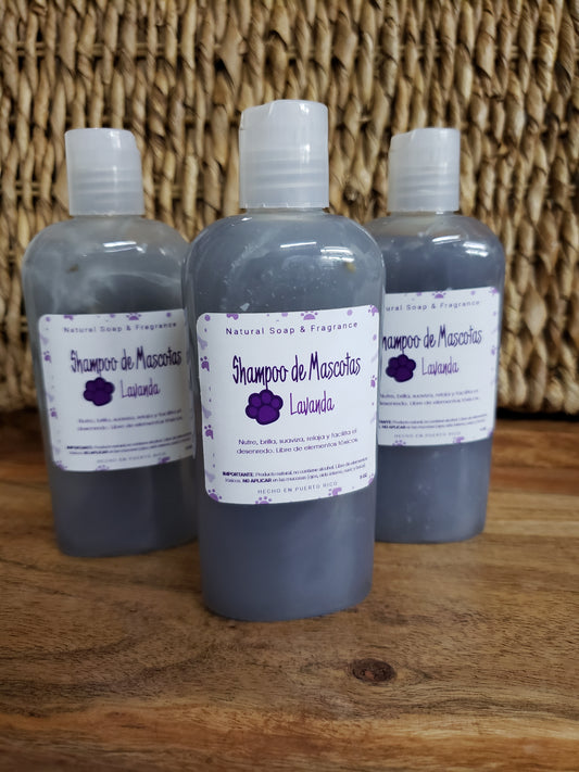 Shampoo de Mascotas de Lavanda 4 oz